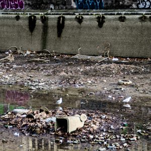 Canal St-Martin empty Paris - Magali Carbone photo