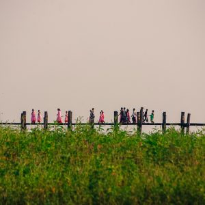 U Bein bridge Amarapura Myanmar - MagCarbone photo