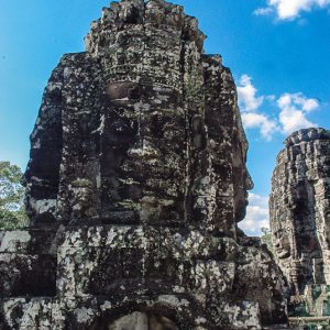 closeup face temple cambodia - Magali Carbone photo