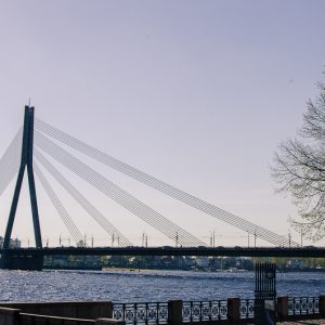 Bridge in Riga Latvia - Magali Carbone Photo