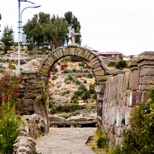 Arch and flowers - Magali Carbone photo