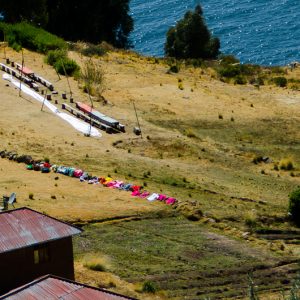 Colorful laundry on Taquile island - MagCarbone photo