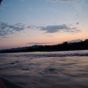 Sunset on Rio Ucayali - Magali Carbone photo
