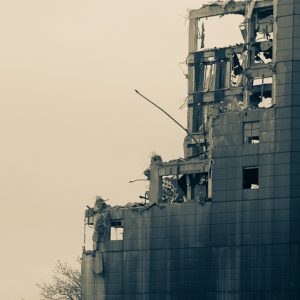 Christchurch earthquake mark - Magali Carbone photo