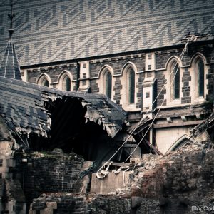 Damaged Church Christchurch - MagCarbone photo