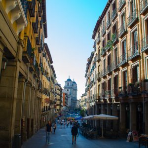 Narrow street madrid spain - MagCarbone photo