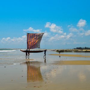 porteur de bateau au retour de pêche morondava madagascar - MagCarbone photo