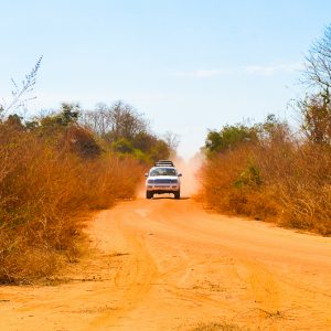 Route de sable orange madagascar - MagCarbone photo